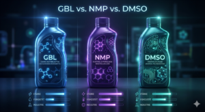 Lesen Sie mehr über den Artikel GBL vs. NMP vs. DMSO – Vergleich der wichtigsten industriellen Lösungsmittel